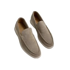 남성 스웨이드 255 로퍼 캐주얼화 세무 갈색 구두 결혼식 단화 정장