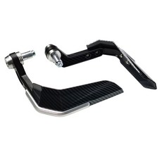 핸들바 핸드가드 모터사이클 핸드가드 윈드실드 1쌍, Silver, 1개