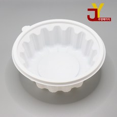 신형 냉면용기 소 195파이 용기 백색 BF-03-04 50개