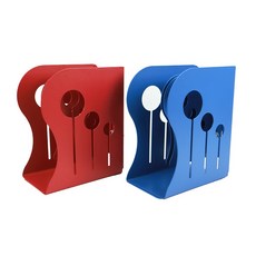 책상 책꽂이 대 서류 문서 서적 정리 북앤드 책꽂이정리함 책정리대, 블루