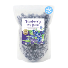 국내산 냉동블루베리 산지직송 무농약 냉동과일 브레인 블루베리, 1개, 1kg