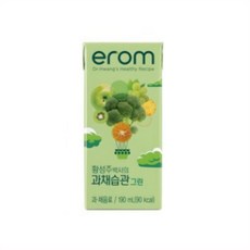 이롬 과채습관 그린, 190ml, 80개