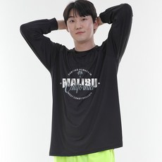 일루소 말리부캘리포니아 오버핏 긴팔티 남성용 래쉬가드