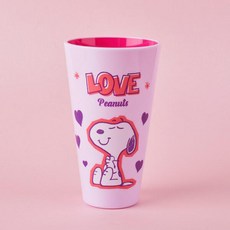 스누피 리유저블컵 핑크C78936*, 1개, 단품