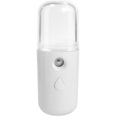 USB充電奈米霧化臉部保濕噴霧儀, 白色