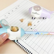 미니 연필깎이 비행기 어린이연필깎이 초등연필깎이, 랜덤 1개