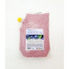 [본초소스] 저당샐러드소스 저당드레싱 블루베리요거트드레싱, 1개, 1.2kg