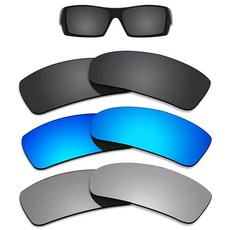 Kygear Oakley Gascan 남성 및 여성용 편광 교체 렌즈 3개 세트 12MM 눈부심 방지