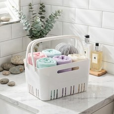 꼼수창고 물 빠짐 목욕 바구니, 화이트