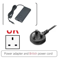 19.5V 6.67A 130W 4.5x3.0 AC 노트북 어댑터 충전기 DELL XPS 15 9530 Precision M5510 M3800, 02 UK Plug