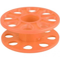 GLO글로우 컴팩트한 플라스틱 다이빙 스풀 릴 가볍고 내구성이 뛰어나 테크니컬 동굴 다이빙에 적합 블랙 오렌지 2574414