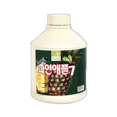 차그림 농축과일원액 파인애플 원액 음료베이스/음료수/음료제조/액기스/농축/제로베이스/카페/까페, 850ml, 1개