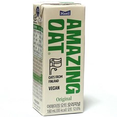 매일유업 어메이징 오트 오리지널 두유, 190ml, 6개