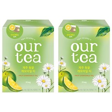 아워티 제주 청귤 캐모마일 티, 16.8g, 8개입, 2개