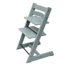 嬰兒餐椅兒童餐椅，多功能寶寶高腳椅，實木安全穩固可調節，兒童餐桌座椅, 水藍色