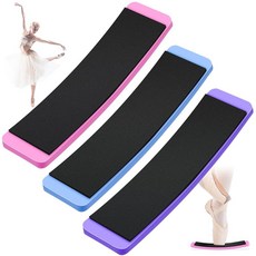 Sonwyoung 댄서용 터닝 보드 3개 아이스 스케이팅 스피너 홈 댄스 장비 스케이터 치어리더 및 체조 선수용 턴 균형 안정성 향상(직사각형) 131784 73921, Rectangle