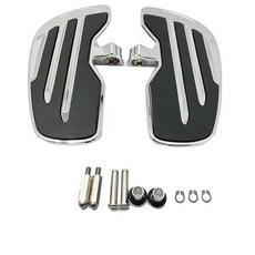 호환 알루미늄 프론트 라이더 플로어 보드 풋 페그 발받침 발판 인디언 스카우트 식스티 바버 2016-2021 2019 2020, [02] Chrome