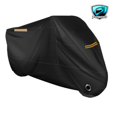 오토바이 방수커버 210D 옥스포드 자전거 방수 오토바이커버 내열성 방수 레인커버, B- 블랙