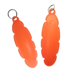 풍선 부표 키 체인 해양 학년 분할 반지 수영 서핑 보트 낚시 링, 01 Type 1 Orange 2 PC