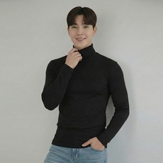 남성 모달 목폴라 내복 발열 상의 히트앤웜 부드러운 감촉 겨울 보온 터틀넥