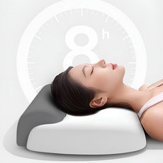 SOLEV 베개 고밀도 메모리폼 목디스크 거북목 경추베개, 1개, 그레이