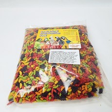 스몰펫하우스 소동물 과일펠렛 영양사료 간식 혼합모양 BF-19-23, 1개, 1kg