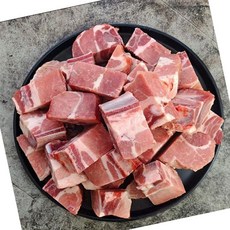 VGD 칠레산 돼지 갈비 찜갈비 통두께 절단 없음 1kg 찜용, 1개
