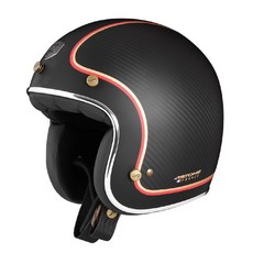 ASTONE RETRO SP6 VV101 碳纖維復古安全帽 平光碳纖 2XL, 平透明碳纖, 1個