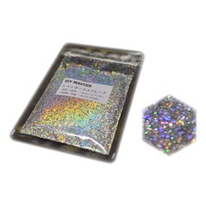 DIY MASTER 레인보우 라메 플레이크 0.4mm 100g, 1개