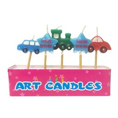 星星汽車生日蠟燭 生日蛋糕裝飾 慶生派對用品 周歲派對佈置, 1個, (不含運)未滿佰元不出貨