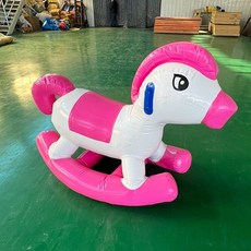 에어 놀이터 실내 풍선 물 놀이기구 장난감 바나나 보트 트램폴린 어린이 집 야외 에어시소, 1.6 미터 두께의 흔들리는 말을하는 색상은 사용자 정