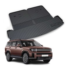 싼타페 MX5 6~7인승트렁크매트 일체형 분리형 3D 논슬립(호환), 6~7인승(일체형)