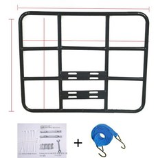 전기자전거 바이크 오토바이 받침대 짐받이 보관 거치대, 태블릿(53x43)+밴드 범용, 1개, 플랫 스타일 53x43 스트랩 범용