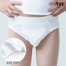 TRY 남아 순면 삼각 팬티 5매 세트