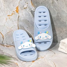 릴팡 산리오 캐릭터즈 퓨어 EVA 소프트 성인 욕실화 시나모롤, 혼합색상, 1개