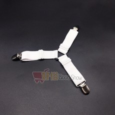 床單固定夾 床罩固定器 防滑夾, 1個, 白色(一入)