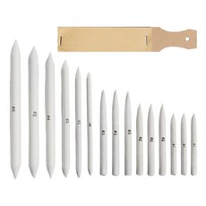 DAMMAIDDAO 16Pcs 아트 스케치 블렌딩 그루터기 학생 스케치 스틱을위한 종이 아트 블렌더 어린이를위한 아티스트 초급 학생, 그림으로