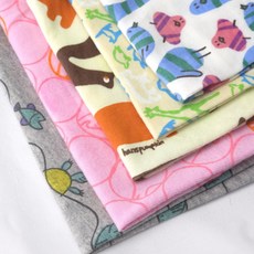 초대폭 다이마루 싱글 20수 오가닉 코튼밤부원단 큐티5종, E