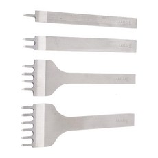 가죽 공예를 위한 다목적 스틸 치즐 가죽 홀 펀치 도구 디자인, 3mm