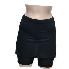 달라붙지않는 Y존커버 5부속치마바지 사계절