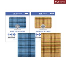 송월타월 샤보렌 체크 이태리타올, 노랑, 10개입, 1개