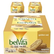 Belvita 브렉퍼스트 비스킷 400g 홀 그레인, 3개
