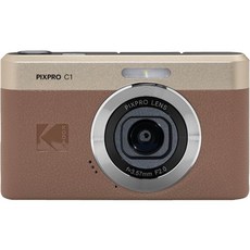 코닥 PIXPRO C1 13MP 디지털카메라, 갈색