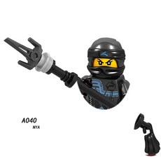 애니메이션 블록 미니 액션 조립 모델 피규어 브릭 생일 선물, 11. a040, 1개