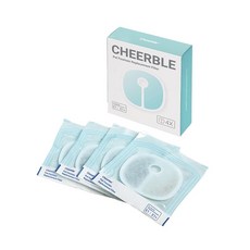 日本Cheerble 七布 無泵無線寵物飲水機專用活性碳軟水濾芯 原廠公司貨, 1個, 濾芯 (4入/盒)