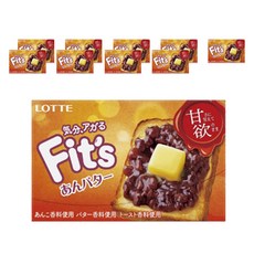 LOTTE 樂天 提神Fit's紅豆沙鹹奶油口香糖, 10個