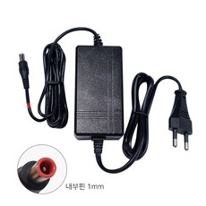 DC 12V 2A 어댑터 벽걸이형 2.4M 모니터 LED 공유기 CCTV 직류 전원 장치, 1개, ANY1220C-U2