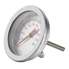 스테인리스 스틸 오븐 온도계 주방 바베큐 음식 빵 게이지 전자레인지 조리기구 베이킹 50-500 ℃, 01 실버