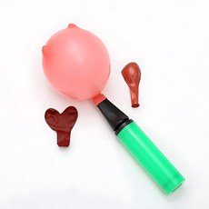 휴대용 풍선손펌프 미니공기펌프 단방향펌프 풍선불기펌프, 랜덤