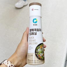 청정원 참깨흑임자드레싱, 300g, 2개